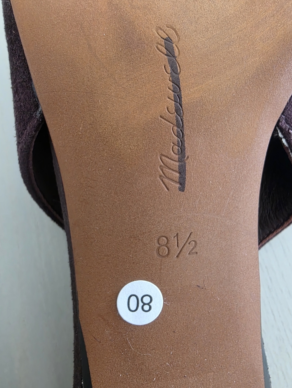 NWOT Madewell Women's The Emilie Slingback Pump Chocolate Raisin Sz 8.5 $178 - Picture 7 of 8